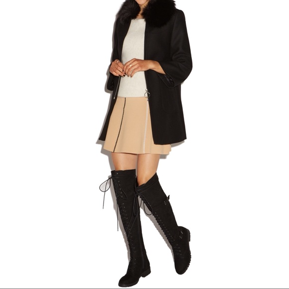 piper thigh high combat boots